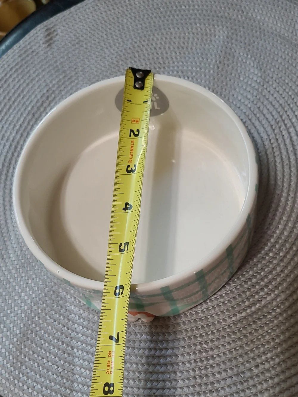 Rockeybear Ceramic Pet Bowl